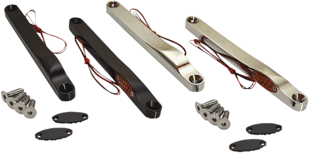 Pro-One Performance LED Front Turn Signal Lights - Chrome 909110 - Side View