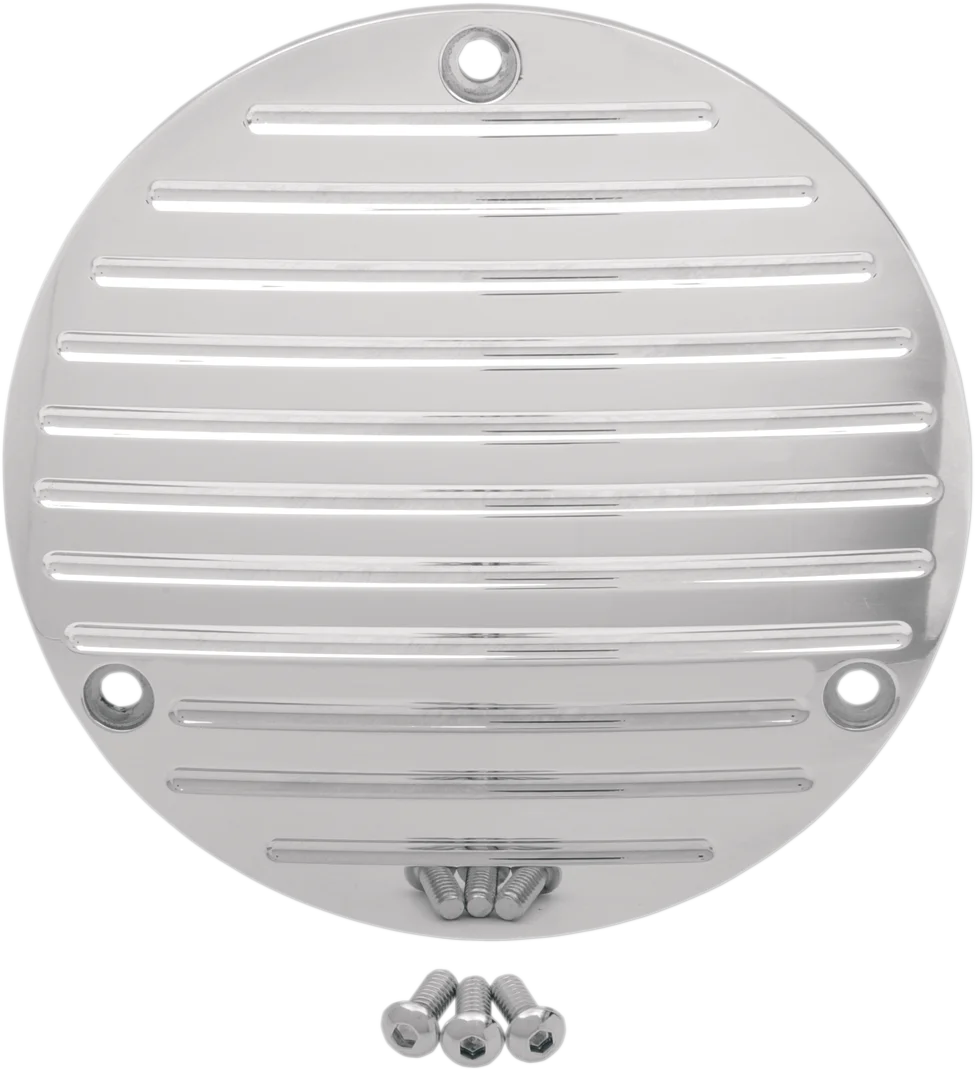 Pro-One Performance Millennium Derby Cover - Ball Milled - Chrome 202130 - Side View