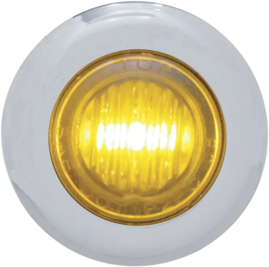 Pro-One Performance Mini Marker Light - Amber Lens 402140 - Side View