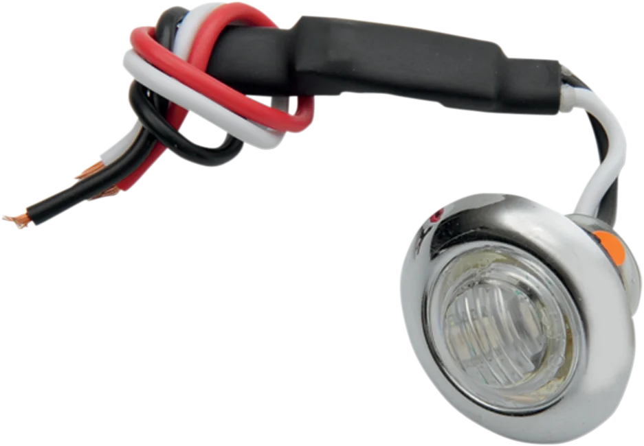 Pro-One Performance Mini Marker Light - Dual Function - Amber LED - Clear Lens 402220 - Main Product View