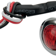 Load image into Gallery viewer, Pro-One Performance Mini Marker Light - Dual Function - Red LED - Clear Lens 402230 - Side View