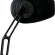 Load image into Gallery viewer, Pro-One Performance Mirror - Micro w/V2 Cut-Out Stem - Oval - Black - Left 102100B - Main Product View