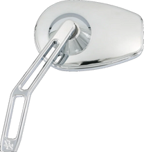 Load image into Gallery viewer, Pro-One Performance Mirror - Micro w/V2 Cut-Out Stem - Oval - Chrome - Left 102100 - Main Product View