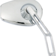 Load image into Gallery viewer, Pro-One Performance Mirror - Micro w/V2 Cut-Out Stem - Oval - Chrome - Right 102110 - Main Product View