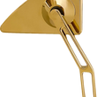 Load image into Gallery viewer, Pro-One Performance Mirror - Mini w/V2 Cut-Out Stem - Gold - Right 102130TIN - Main Product View