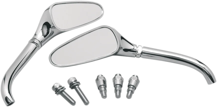 Pro-One Performance Mirror - Pro-Mini - Side View - Diamond - Chrome - Each - Side View