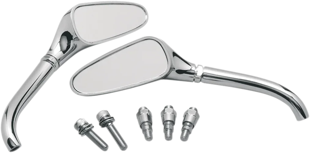 Pro-One Performance Mirror - Pro-Mini - Side View - Diamond - Chrome - Each - Side View