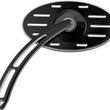 Load image into Gallery viewer, Pro-One Performance Mirror - Pro Street - Side View - Cut-Out/Ball Milled - Oval - Black - Left 102630B - Main Product View