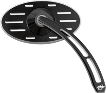 Load image into Gallery viewer, Pro-One Performance Mirror - Pro Street - Side View - Cut-Out/Ball Milled - Oval - Black - Right 102640B - Main Product View