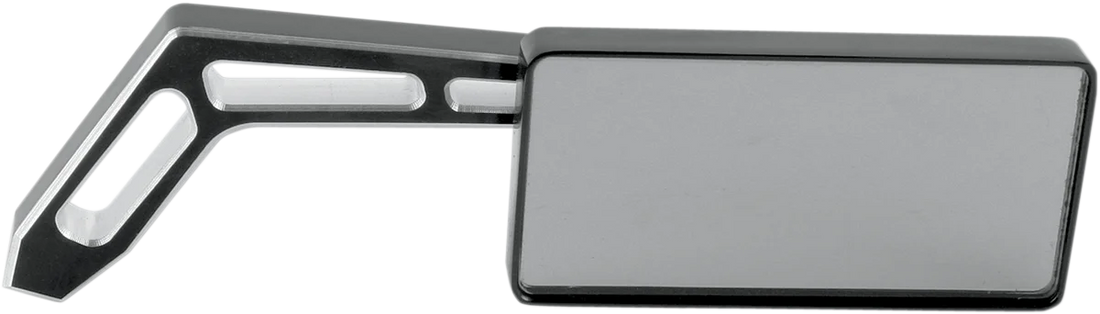 Pro-One Performance Mirror - Weekend Warrior - Side View - 2 Tone/Cut-Out - Rectangle - Black - Right 102470B - Side View