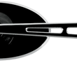 Load image into Gallery viewer, Pro-One Performance Mirror - Weekend Warrior - Side View - Cut-Out - Oval - Black - Right 102320B - Side View