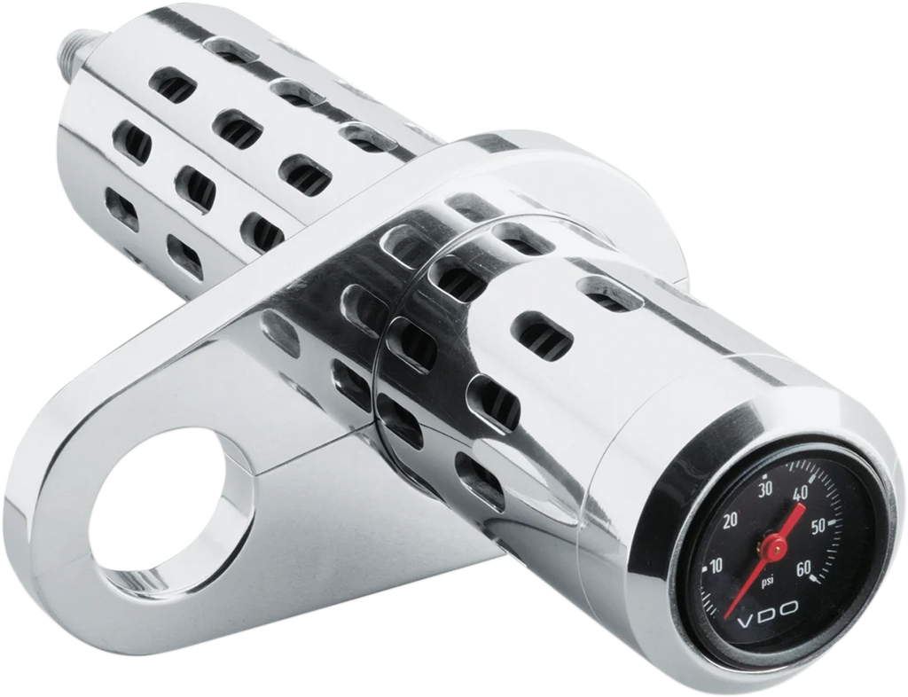 Pro-One Performance Oil Cooler Kit - Temperature Gauge - Black - 1" - 1-1/4" 201110B - Side View