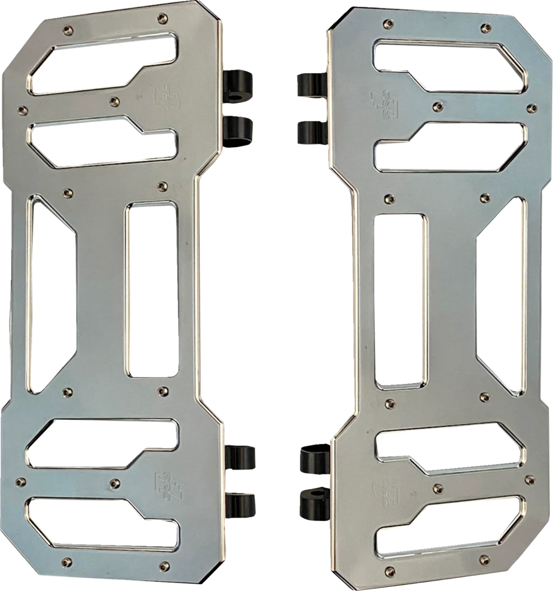 Pro-One Performance Pro Board V2 Floorboards - Chrome 500780 - Side View
