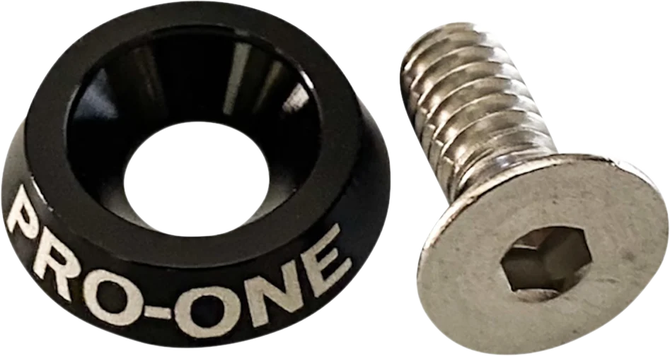 Pro-One Performance Seat Bolt - 1/4"-20 - Black 100200 - Main Product View