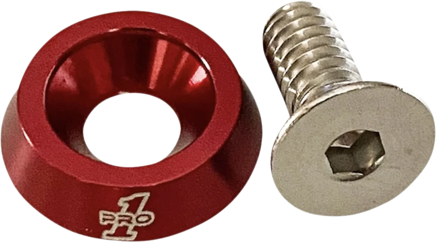 Pro-One Performance Seat Bolt - 1/4"-20 - Red 100200R - Main Product View