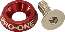 Load image into Gallery viewer, Pro-One Performance Seat Bolt - 1/4"-20 - Red 100200R - Side View