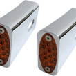 Load image into Gallery viewer, Pro-One Performance Strut LED Marker Light - Black/Amber 909108B - Side View