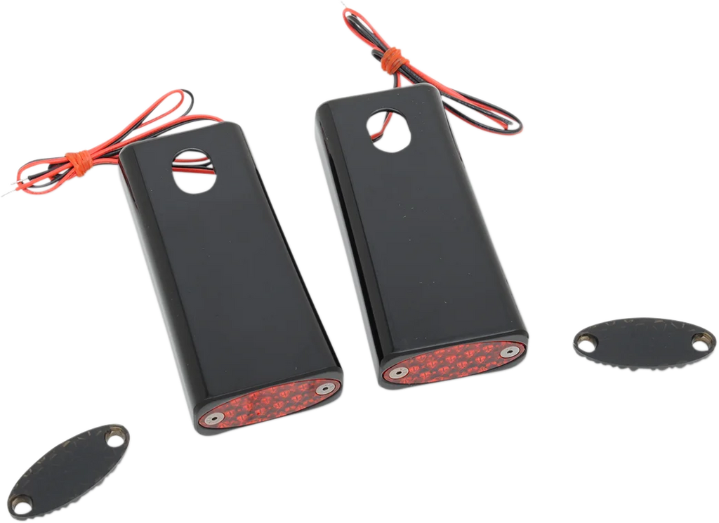 Pro-One Performance Strut LED Marker Light - Black/Red 909108BR - Main Product View