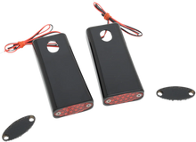 Load image into Gallery viewer, Pro-One Performance Strut LED Marker Light - Black/Red 909108BR - Main Product View