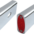Load image into Gallery viewer, Pro-One Performance Strut LED Marker Light - Chrome/Red 909108R - Main Product View