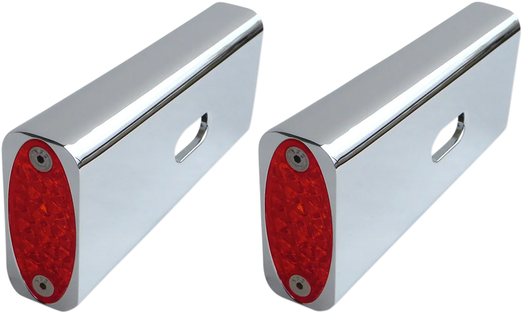 Pro-One Performance Strut LED Marker Light - Chrome/Red 909108R - Main Product View
