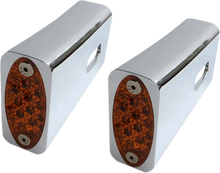 Load image into Gallery viewer, Pro-One Performance Strut LED Marker Light - Chrome/Red 909108R - Side View
