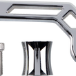 Load image into Gallery viewer, Pro-One Performance T-Rex Shorty Shfiter Arm - Chrome - '88-'22 FL 500775 - Side View