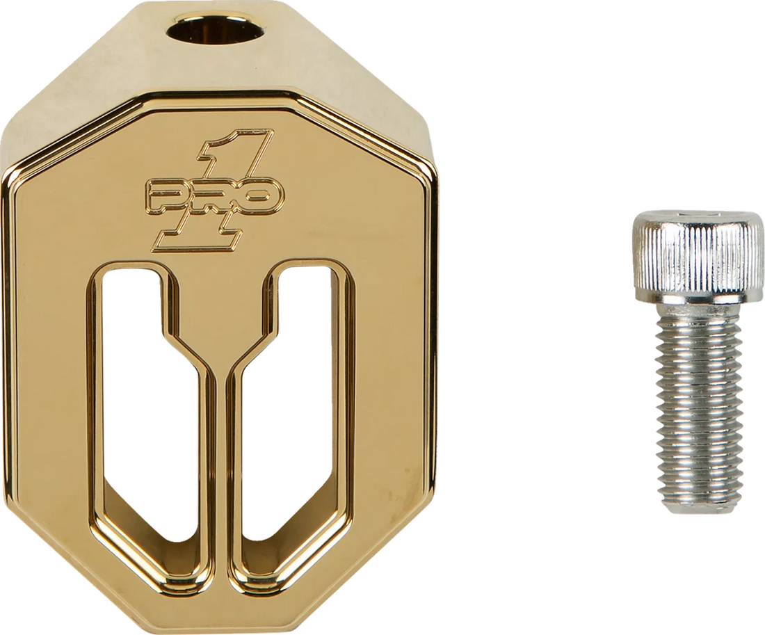 Pro-One Performance Touring Shift Peg - Gold 500748TIN - Side View