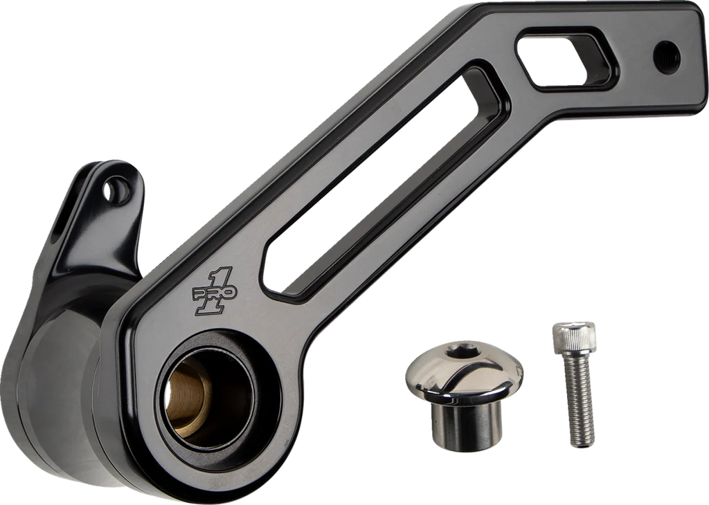 Pro-One Performance Touring T-Rex Shorty Brake Arm - Black - '08-'13 FL 500772B - Side View