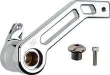 Load image into Gallery viewer, Pro-One Performance Touring T-Rex Shorty Brake Arm - Chrome - &#39;08-&#39;13 FL 500772 - Side View