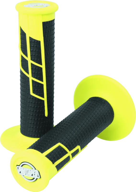 ProTaper Clamp-On 1/2 Waffle Grip - Neon Yellow/Black