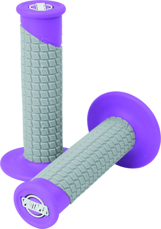 ProTaper Clamp-On Pillow Top Grips - Neon Purple/Gray