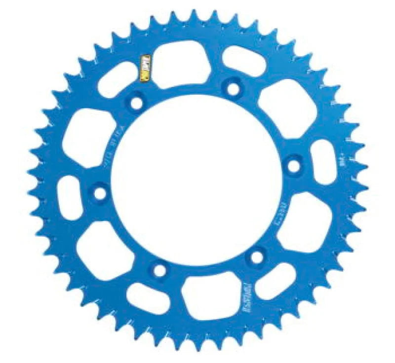 ProTaper Honda/Yamaha Rear Blue Sprocket - 52 Teeth - Side View