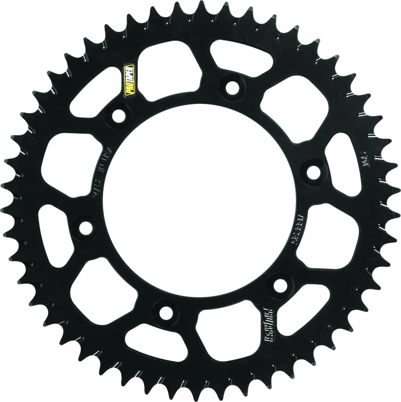 ProTaper Suzuki/Yamaha Rear Black Sprocket - 47 Teeth - Side View