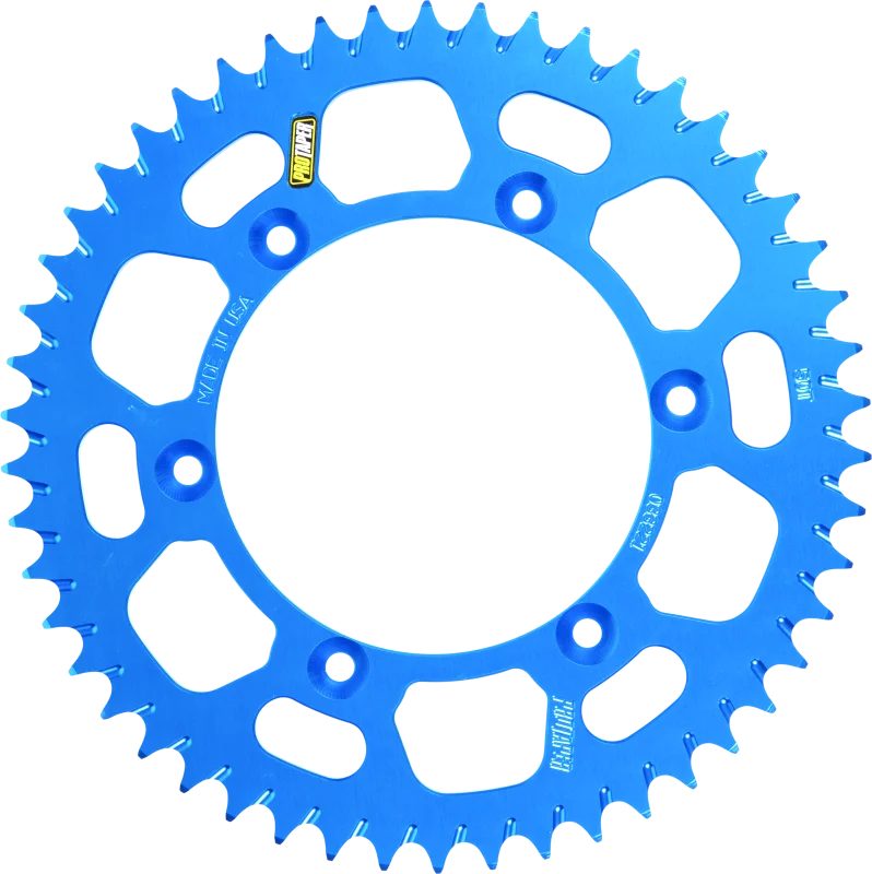 ProTaper Yamaha Rear Blue Sprocket - 48 Teeth - Side View