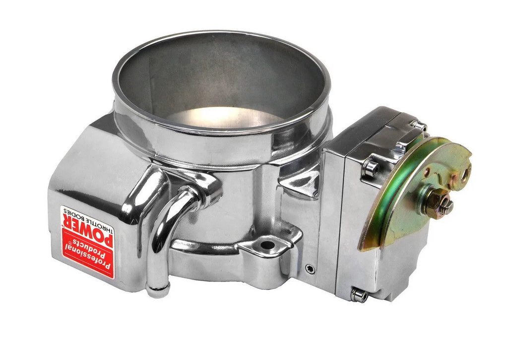 Professional Products 96mm Throttle Body - Polished 69728 fits GM LS2 - Side View