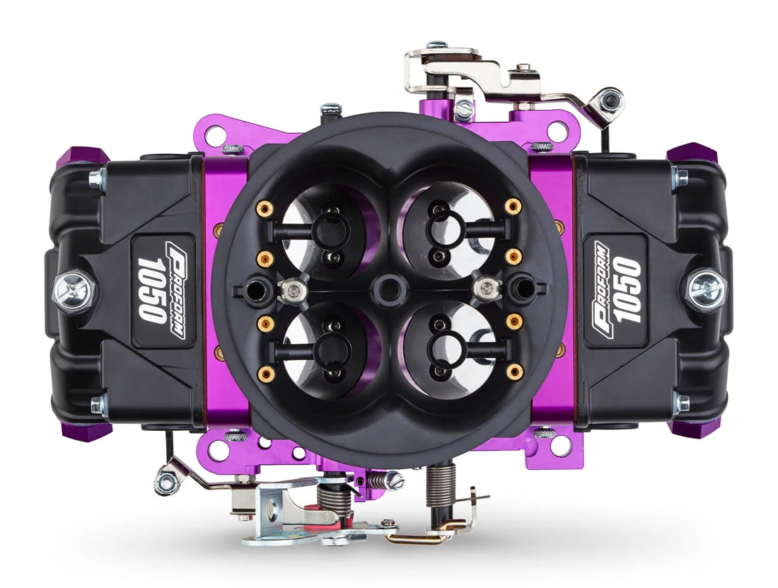 Proform 1050 CFM, Mechanical Secondary, Black & Purple - Additional View 5