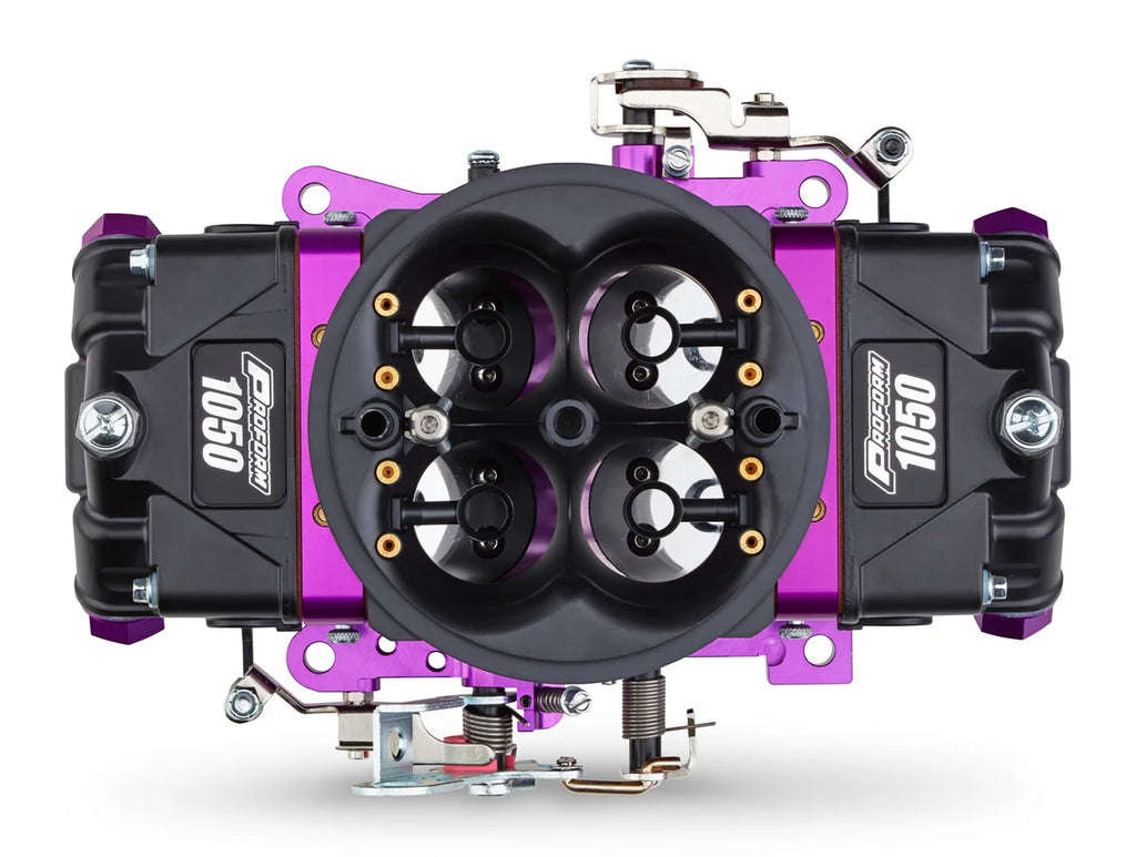 Proform 1050 CFM, Mechanical Secondary, Black & Purple - Additional View 5
