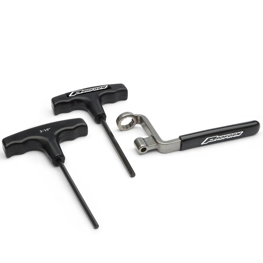 Proform 1/2 Inch Wrench With One 3/16 and One 1/8 Allen Wrench - Side View