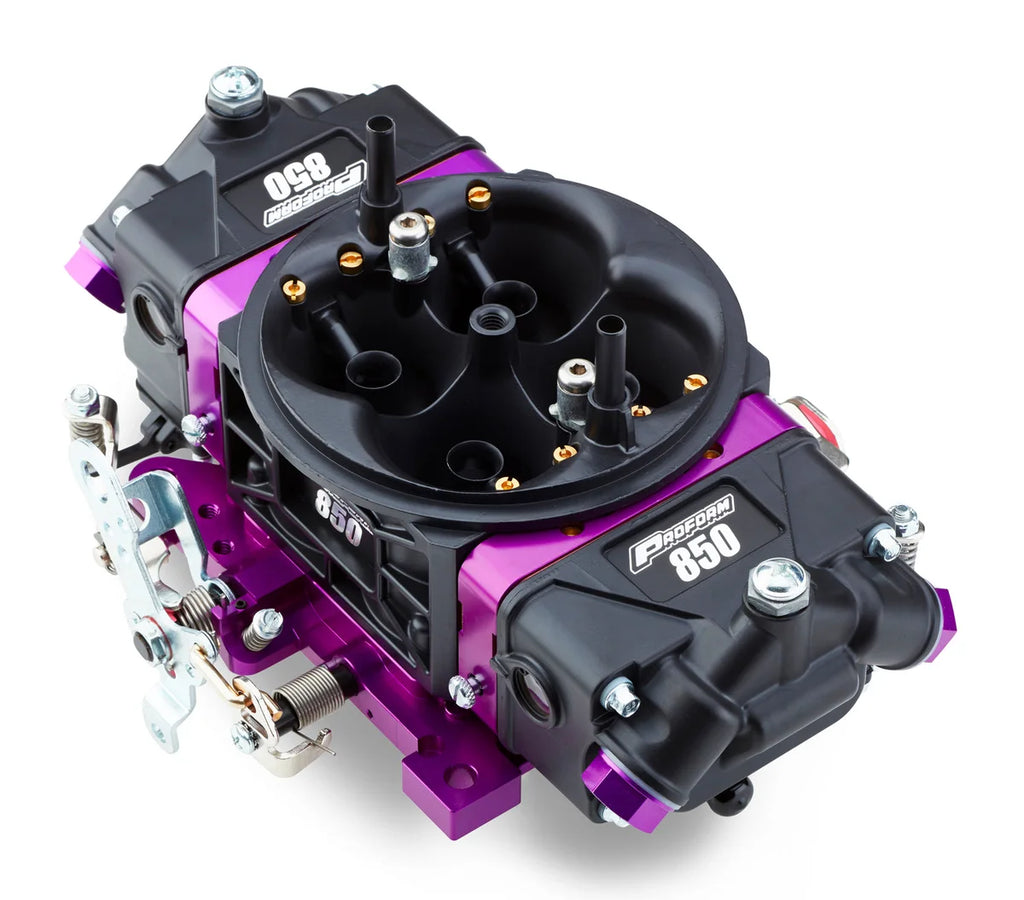 Proform 850 CFM, Mechanical Secondary, Black & Purple - Main Product View