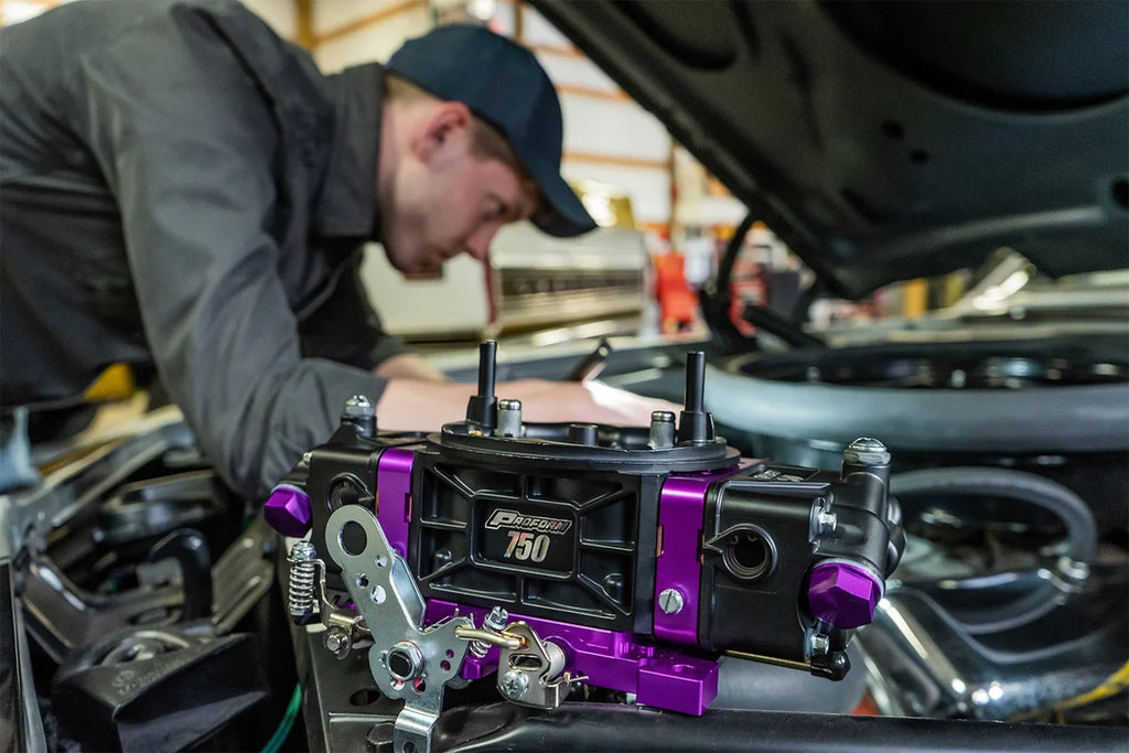 Proform 950 CFM, Mechanical Secondary, Black & Purple - Additional View 8