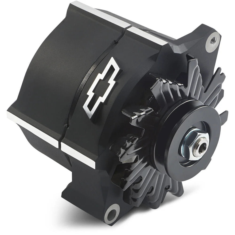 Proform Alternator Raised Bowtie Emblem Black Crinkle 141-146