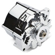 Load image into Gallery viewer, Proform Alternator Recessed Black Bowtie Chrome 141-154