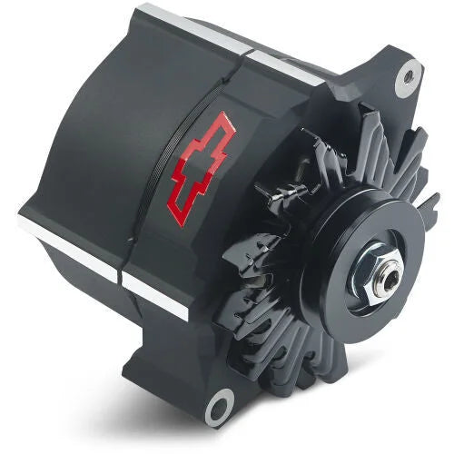 Proform Alternator Recessed Red Bowtie Black Crinkle 141-152