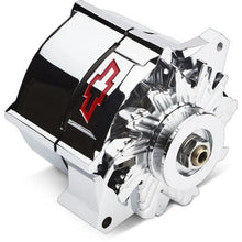 Load image into Gallery viewer, Proform Alternator Recessed Red Bowtie Emblem Chrome 141-155