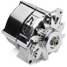Load image into Gallery viewer, Proform Alternator Recessed Red Bowtie Emblem Polished 141-156