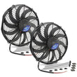 Load image into Gallery viewer, Proform Brushless Electric Fan Dual 12in S-Blade Puller 67056