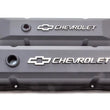 Load image into Gallery viewer, Proform SBC Blk Crinkle Diecast V/C's - Raised Emblem 141-119