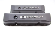 Load image into Gallery viewer, Proform SBC Blk Crinkle Diecast V/C's - Raised Emblem 141-119