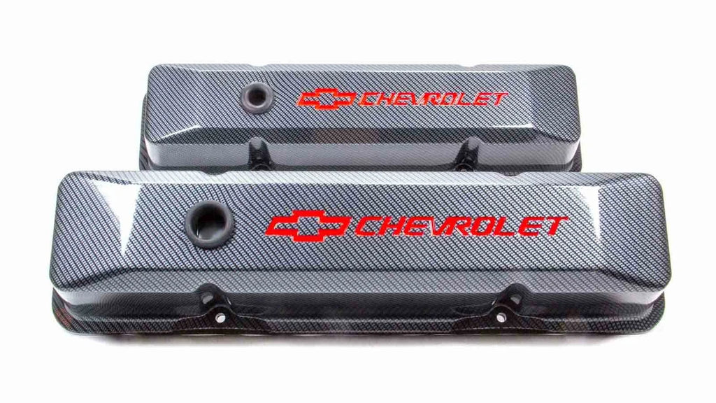 Proform SBC Carbon Style Diecast V/C's Recessed 141-121